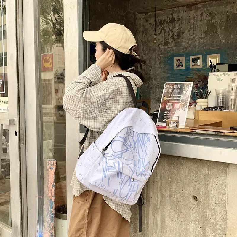 KAMLUI Waterproof Cloth Backpack Regular Unisex Pink/Blue/Gray-10