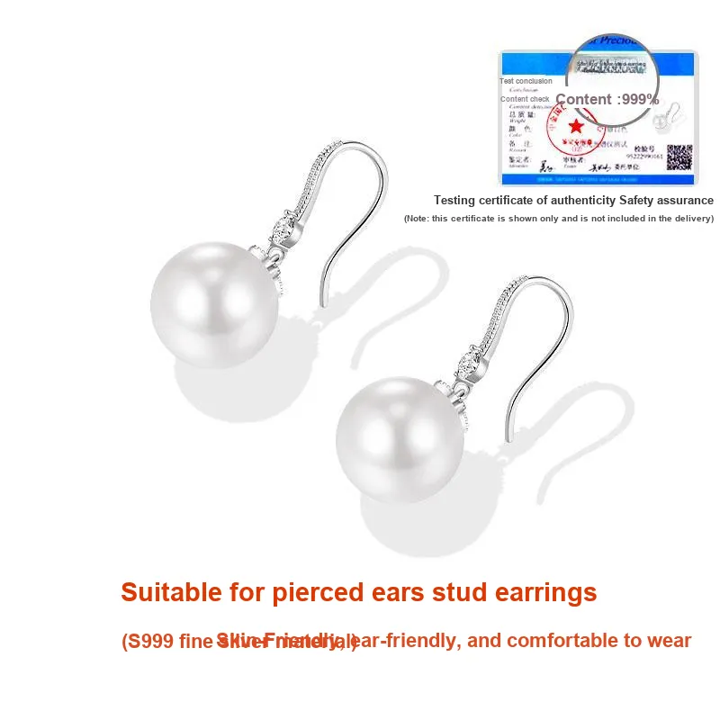 Daisy Dream 999 Fine Silver Earrings Women's-2