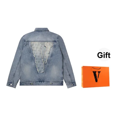 VLONE Big Logo Series Унисекс Джинсовые куртки