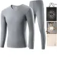 Men's V-Neck Gift Box Set (Lilac Gray) Heat-Free/Shopping Bag Included