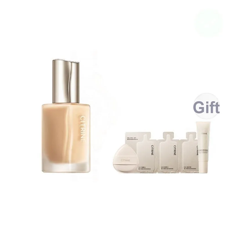 Чун Тинг Длинный Тривожный Макияж Skincare Жидкость Основа Контроль Жирности Естественный Длинный Тривожный Нет ТЕСТЕР Консилер