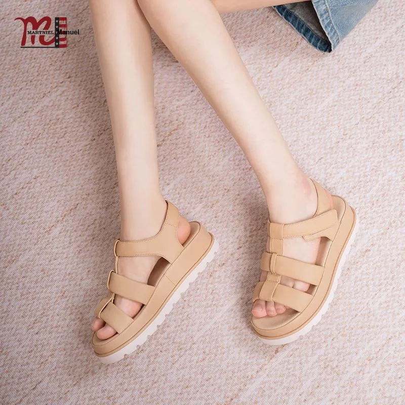 Martniel Roman Sandals Women's Apricot-2