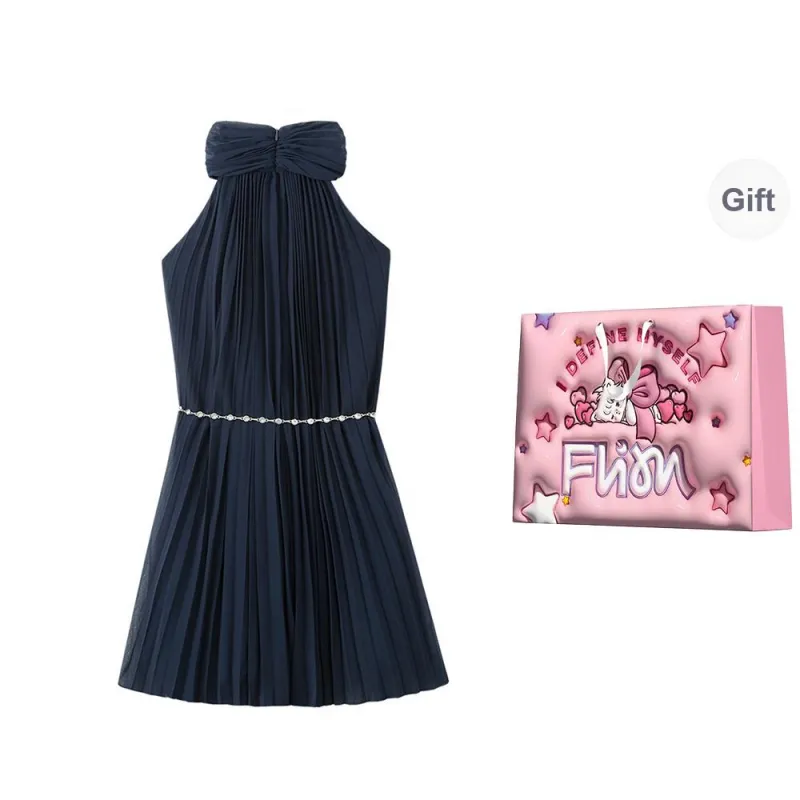 FLIM Sleeveless Dress Women's Dark Blue-10