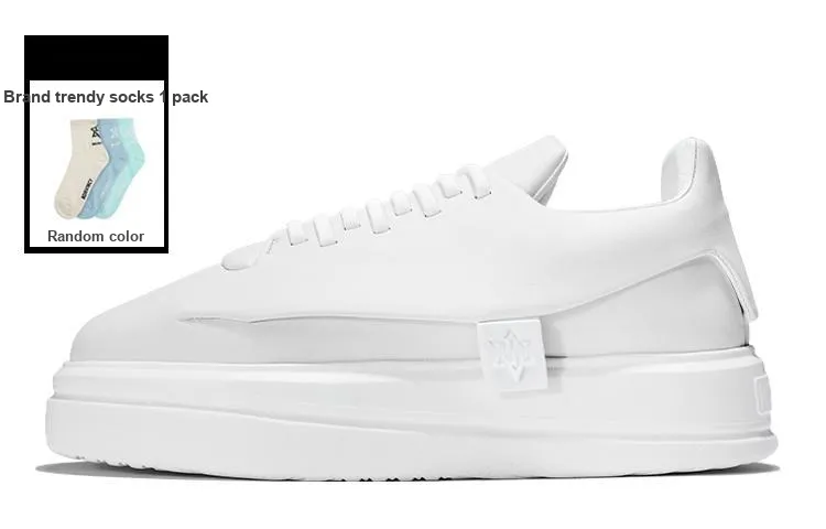 NORVINCY Stylish Skateboarding Shoes Unisex White-0