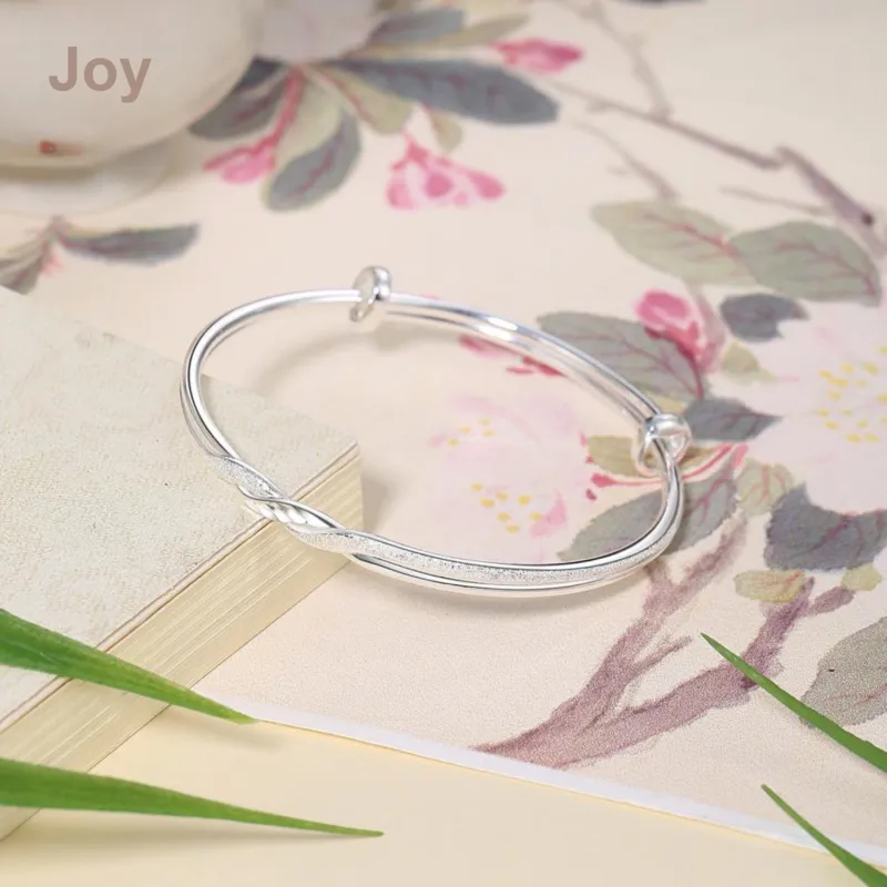 D.Get S999 Fine Silver Sterling Silver Bracelets Unisex-2