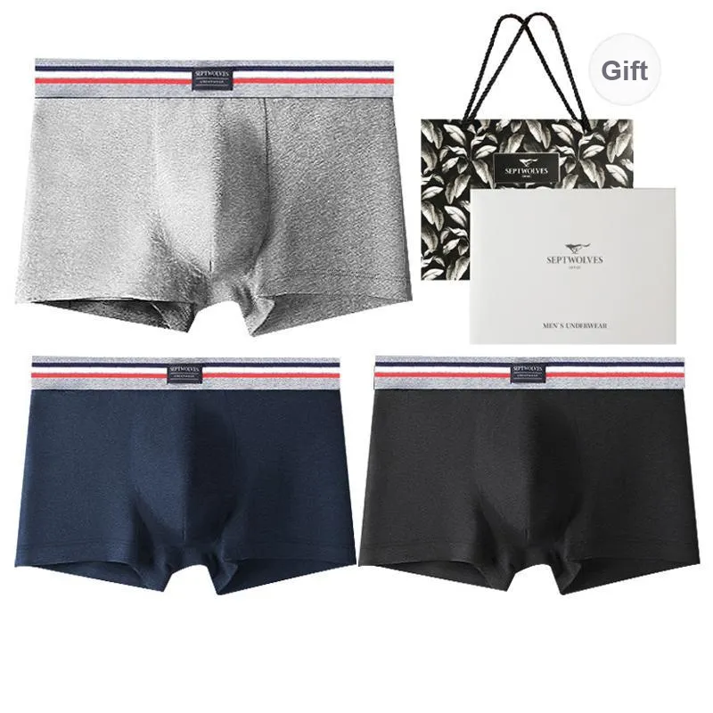 SEPTWOLVES Underpants Men's 3 Pack Gift Box Set-48