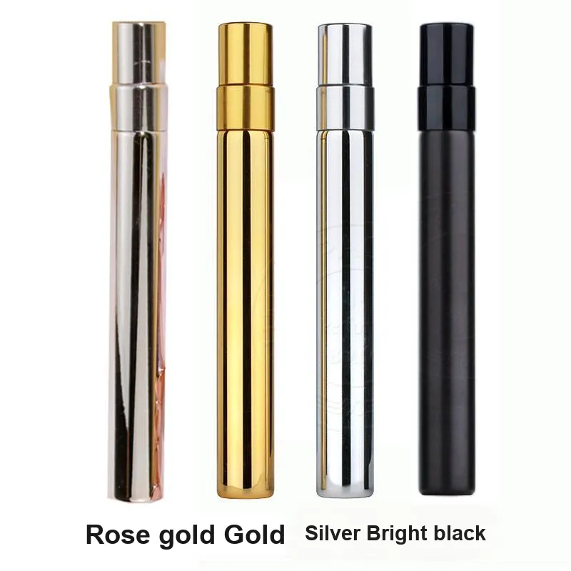 JIANYINGSHU 10ml Perfume Refill Bottle Travel Portable Sample Spray Magic Glass Empty Bottle Electroplated Push Button-61