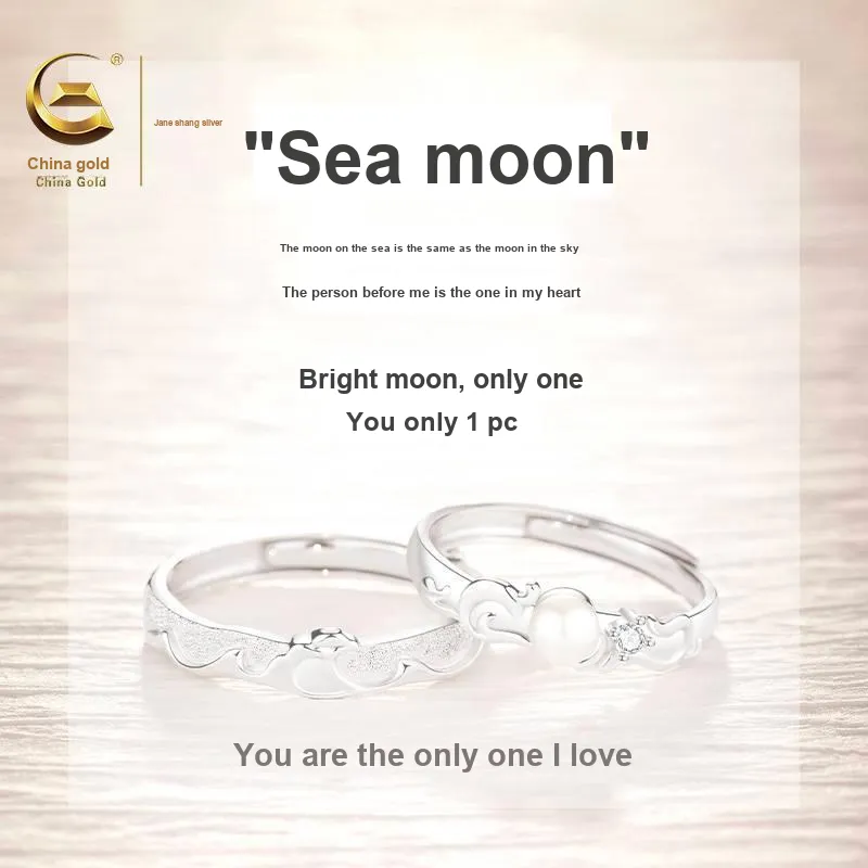 ZSY Silver 925 Ring Couple Rings Unisex-2