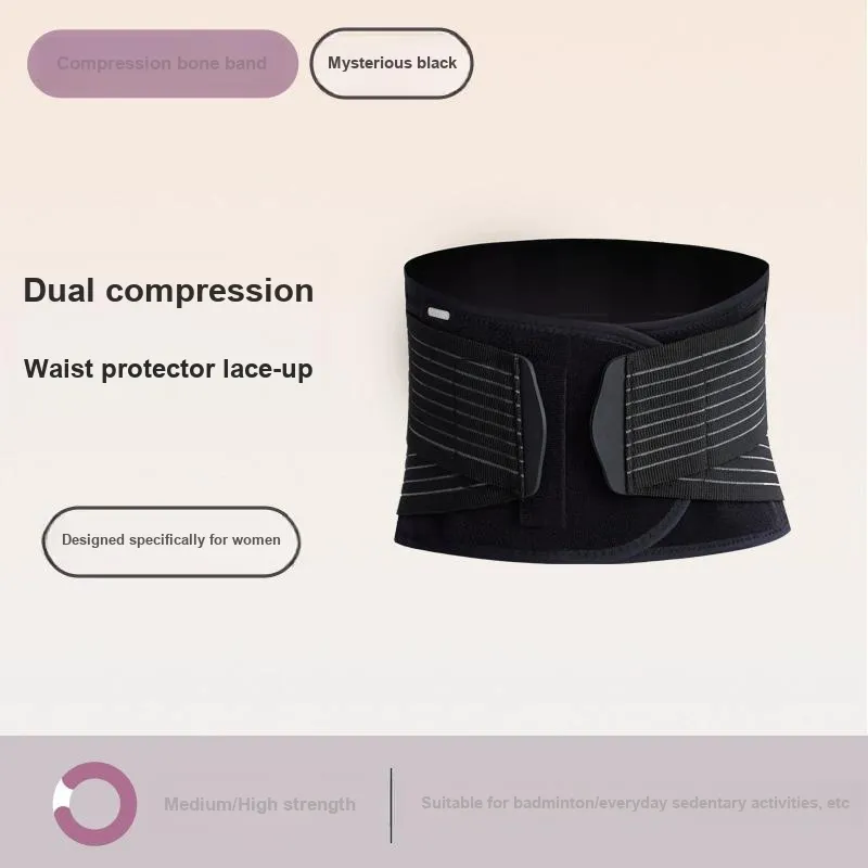 YOTTOY Back Support Braces Running Basketball Badminton Breathable Protective Compression Women's-7
