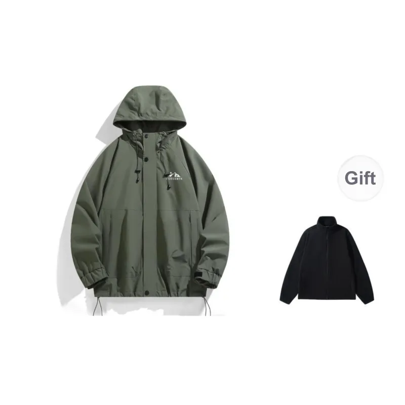 Feiyue Water-Resistant Windproof Warm Water-Repellent Windbreaker Jacket Unisex-18