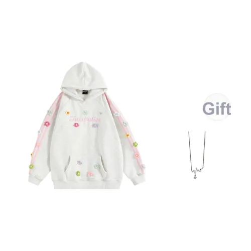 Grace Серый В комплекте с ожерельем Женские Свитшоты