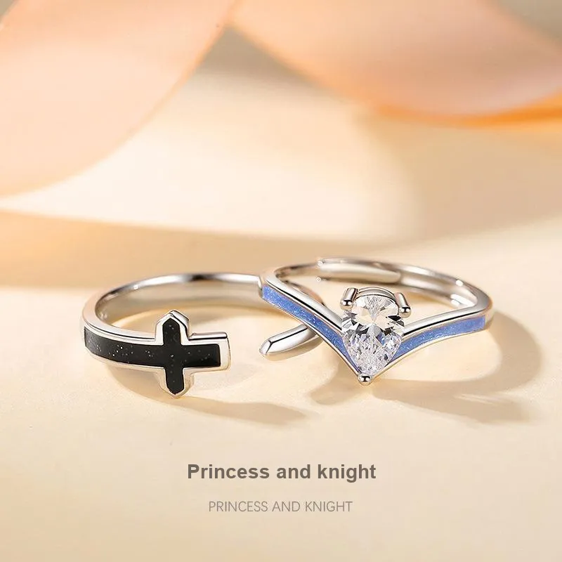 PHOENIXSILY 925 Sterling Silver Rings Unisex-1