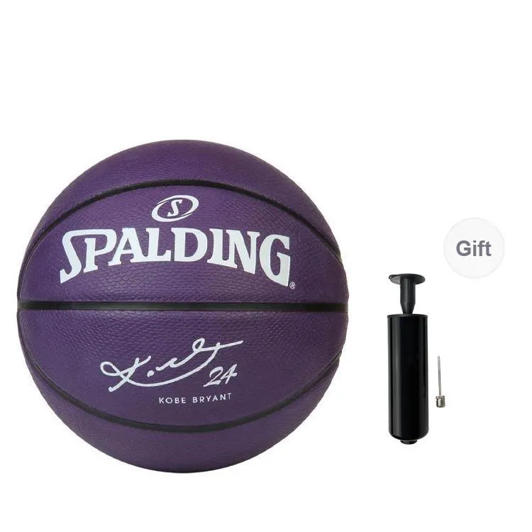 SPALDING Co branded Collection PU Basketball Purple Size 7 Training Competition Unisex-5