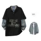Black (Comes with 1 Blue Plaid Shirt)