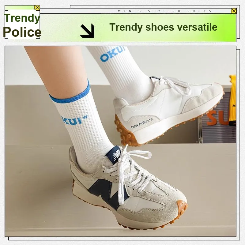 LUOLIAN Mid Calf Socks Men's 5 Pack-3