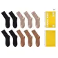 [10 Pack]4 Special Black+3 Floral Camel+3 Deep Autumn Camel