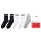 [Combo 3]Black with White Bar *2+Gray Base with White Stripe *1+White Base with Black Stripe *2