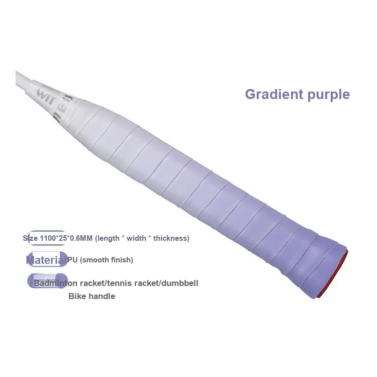 WITESS Badminton Grip Tape Macaron Color Palette 6 Colors To Choose PU Thin 1100*25*0.6mm-82