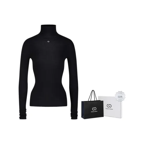 Chester Charles Кашемир Свитер Женские Черный