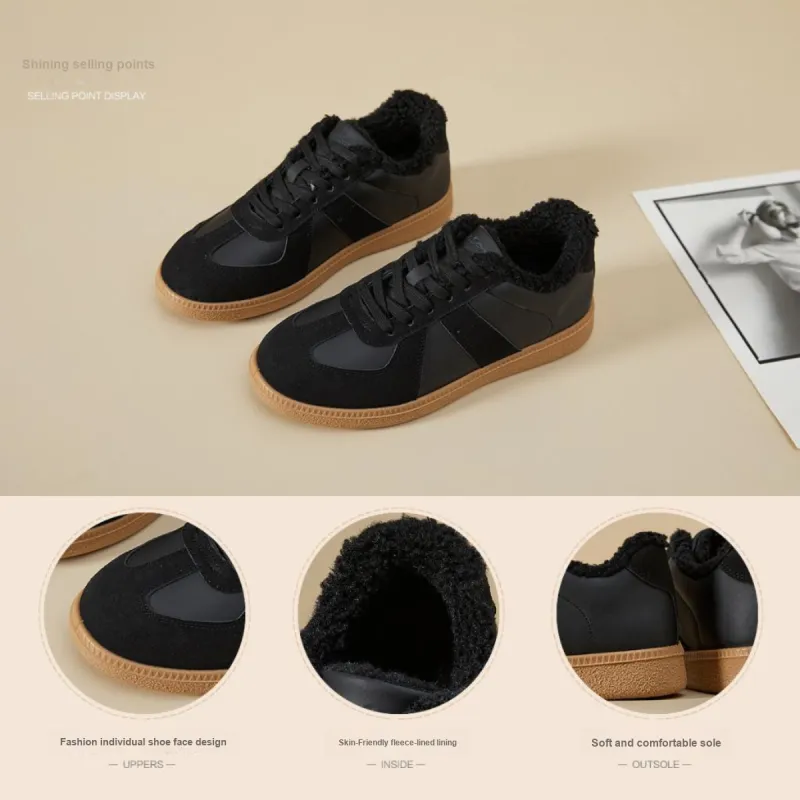 Mulinsen Warm Low-Top Versatile Students Party Skate Shoes Women's-2