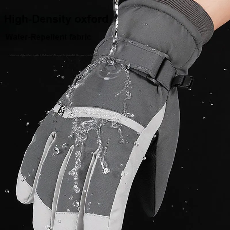 TANLU Ski Gloves Insulated For Cold Weather Outdoor Gloves Unisex-3