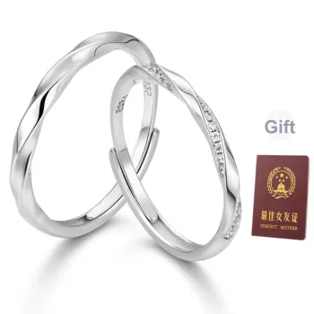 ZSY 999 Fine Silver Rings Unisex