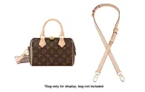 Vegetable Tanned Leather 1.8cm-Width 3 Sections Glossy Edge-Speedy 20 Exclusive