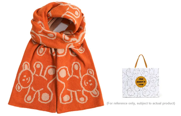 FREE RABBITⅡ Knit Scarves Unisex-15