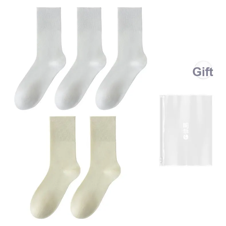Temooues Mid Calf Socks Unisex Shopping Bag Combo Set-28