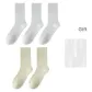 [5 Pack]3 White+2 Milk White