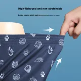 Classic Print 2 Pack (Dark Navy Blue+Light Gray)