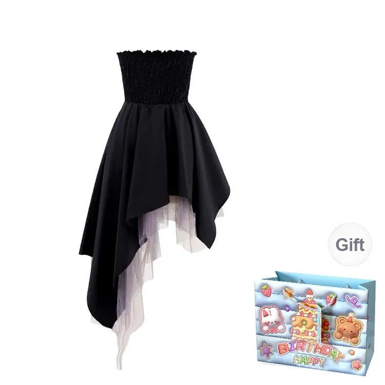 QUIET ANGEL Sleeveless Dress Women's Black-1