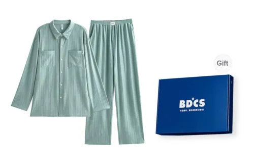 Peninsula City Pajama Set Men's Gift Box Set Green
