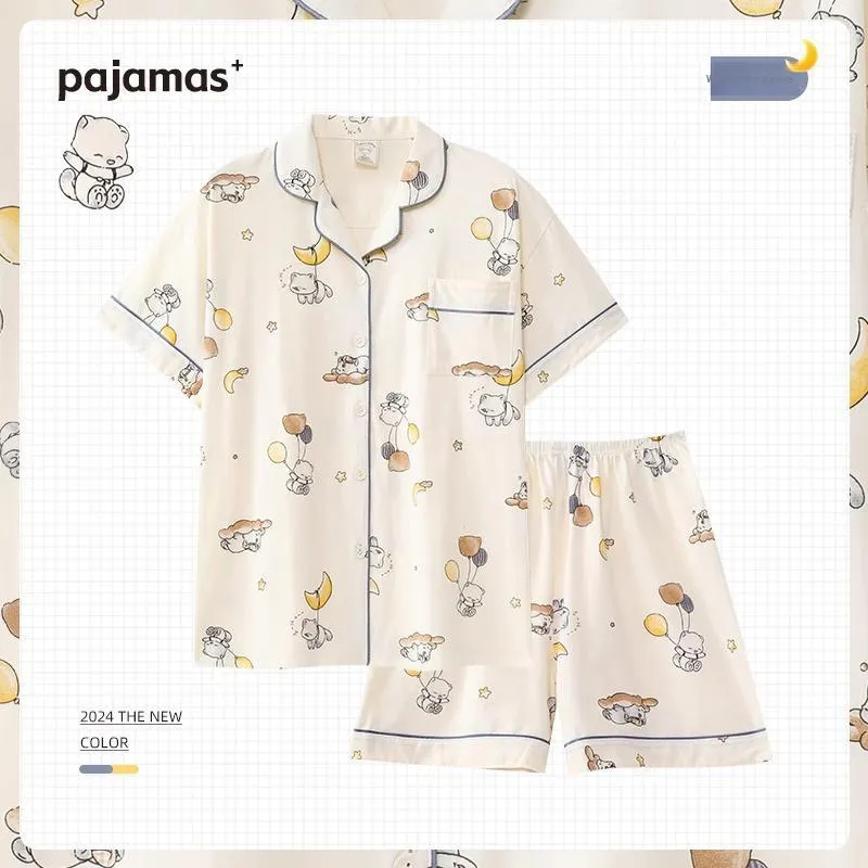 O'MESIK Pajama Set Women's Custard-1