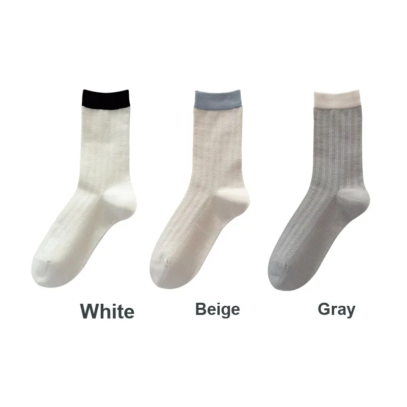 H YXIANG Mid Calf Socks Women's Combo Set-11