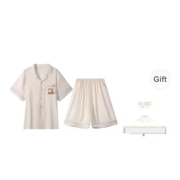 XIA.WA.ZHI.XIU Pajama Set Men's Gift Box Set Image Color