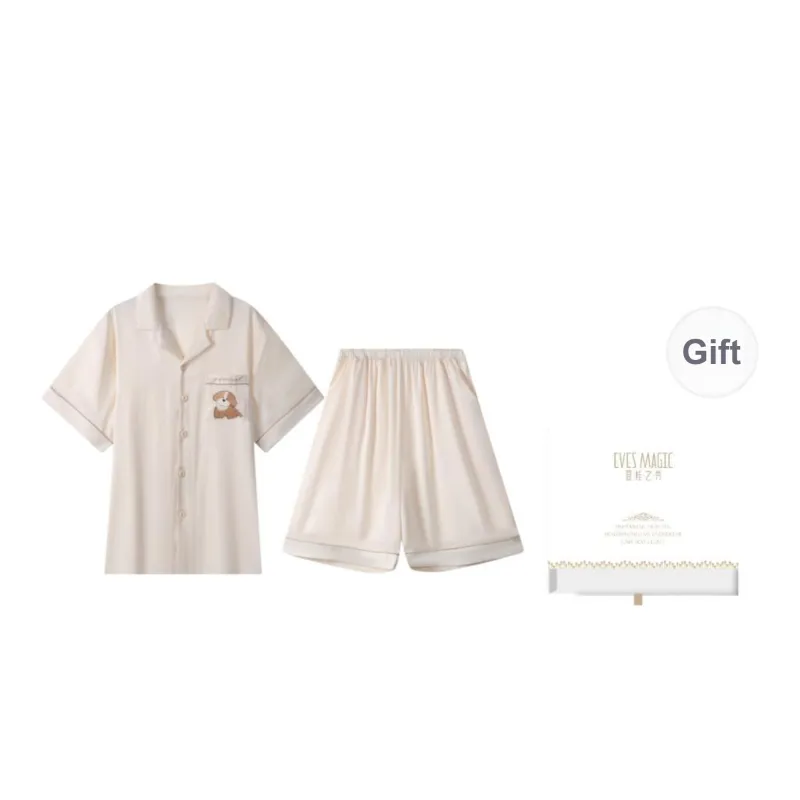 XIA.WA.ZHI.XIU Pajama Set Men's Gift Box Set Image Color-0