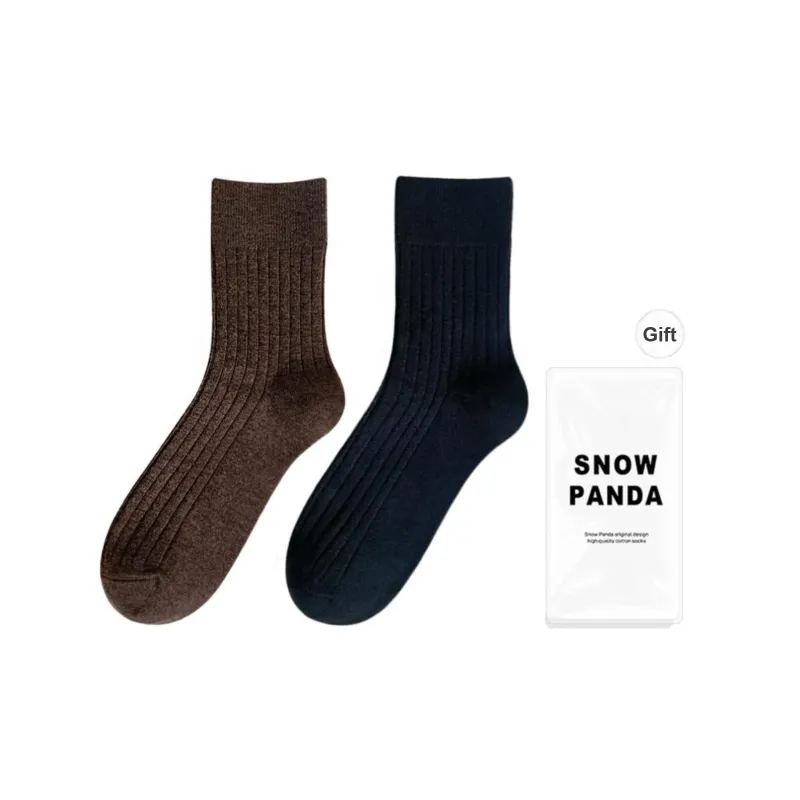 XXLLG Mid Calf Socks Men's 2 Pack-5