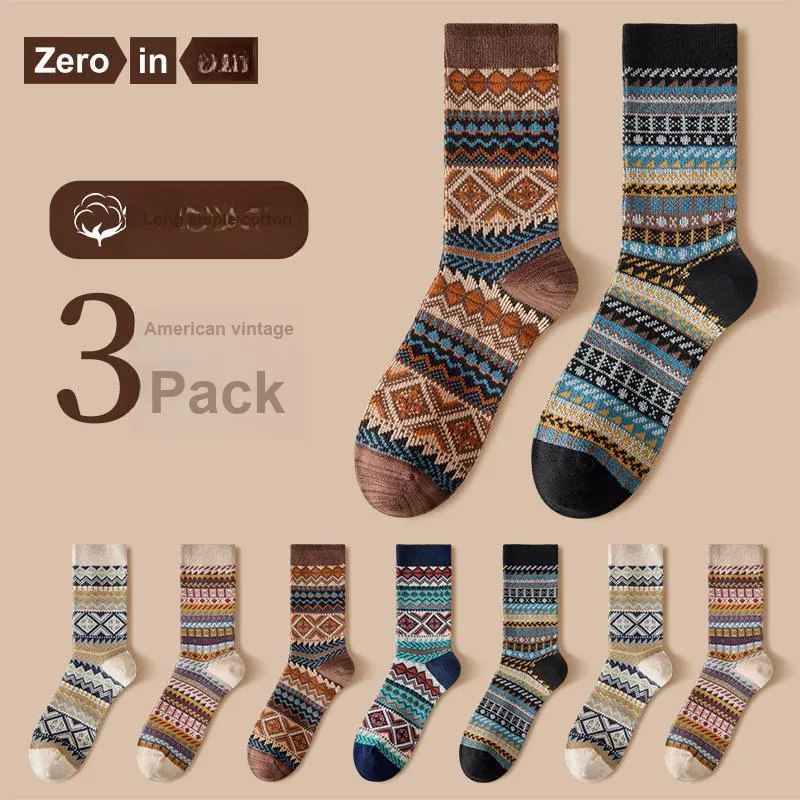 ZEROIN Mid Calf Socks Unisex 3 Pack-1
