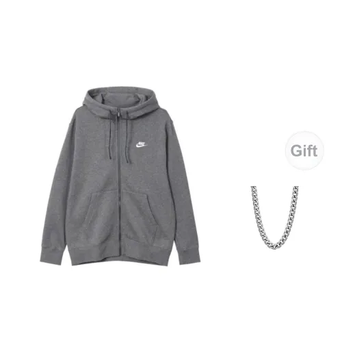 Nike Sweatshirts Unisex Gray With Chain Gift