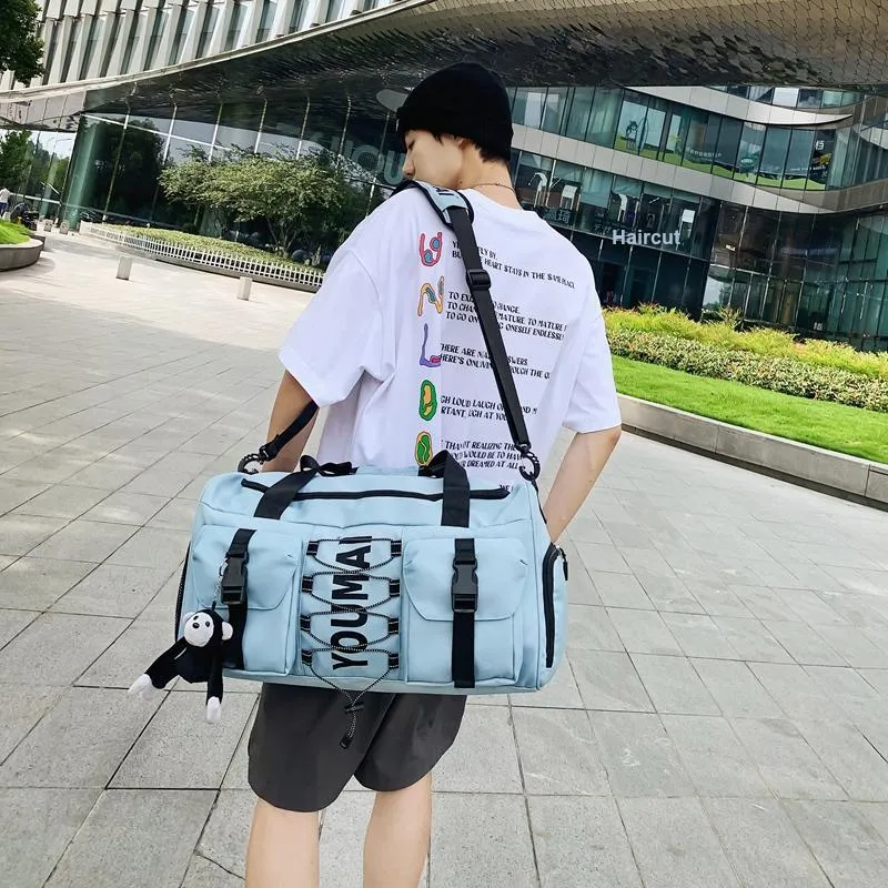 MTribe Nylon Travel Bag Unisex Multicolor-5