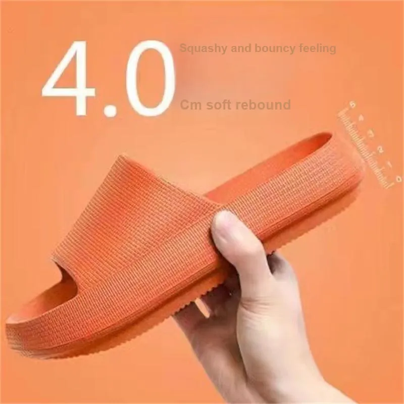 NAIHUO Four Seasons EVA Squashy And Bouncy Feeling Platform Slippers Home Bathroom Slip Resistant Odor Resistant Unisex-7