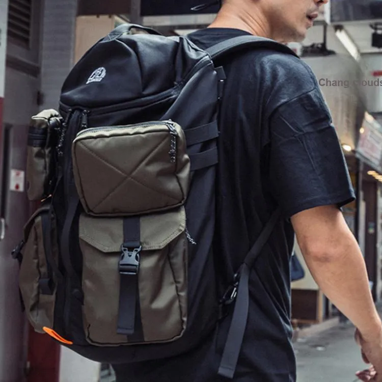 Subcrew Military Function Series Polyester Backpack Travel Bag Regular Men's Military Black-3