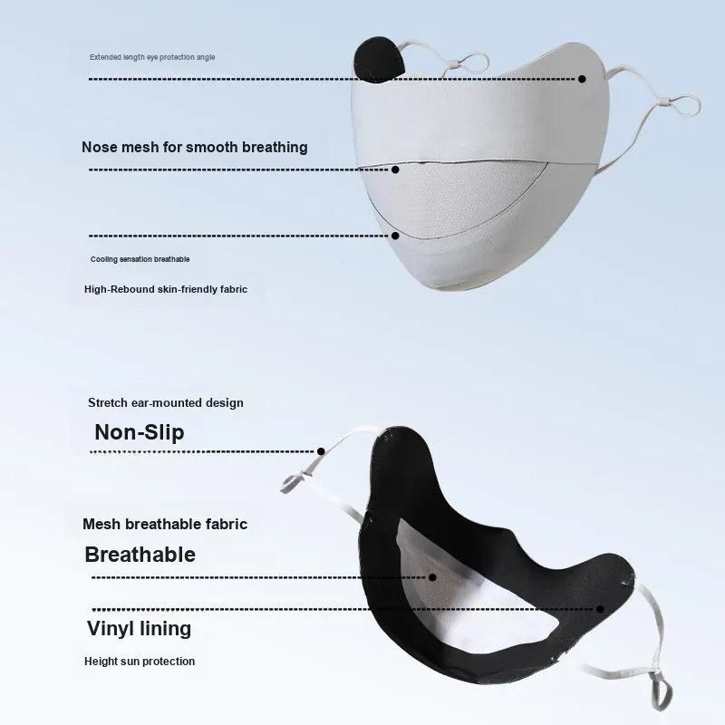 YUZHAOLIN Polyamide Sun Protection Masks Unisex-5