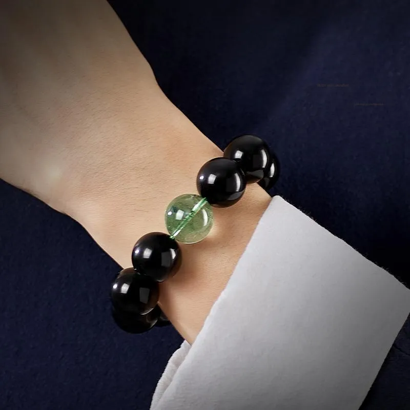 Yi Mingju Obsidian Bracelets Men's-4
