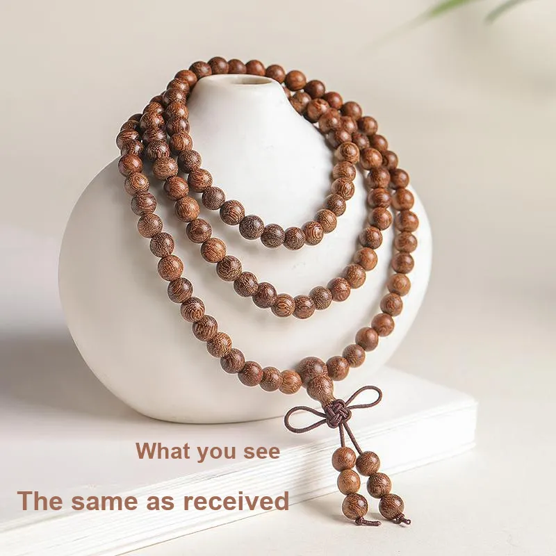 MUSHENGYUAN Golden Sandalwood Bracelets Unisex-4