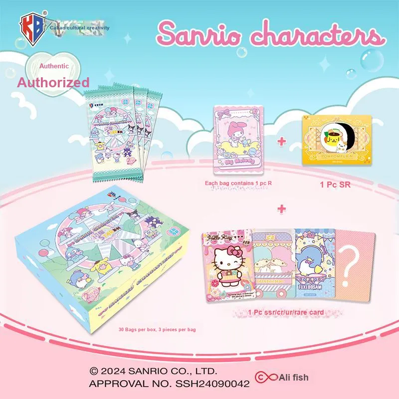 Kabao Cultural Creation x Sanrio Polaroid Card Shimmer Star Third Edition V2 IP/Anime Cards 30 Packs/box-5