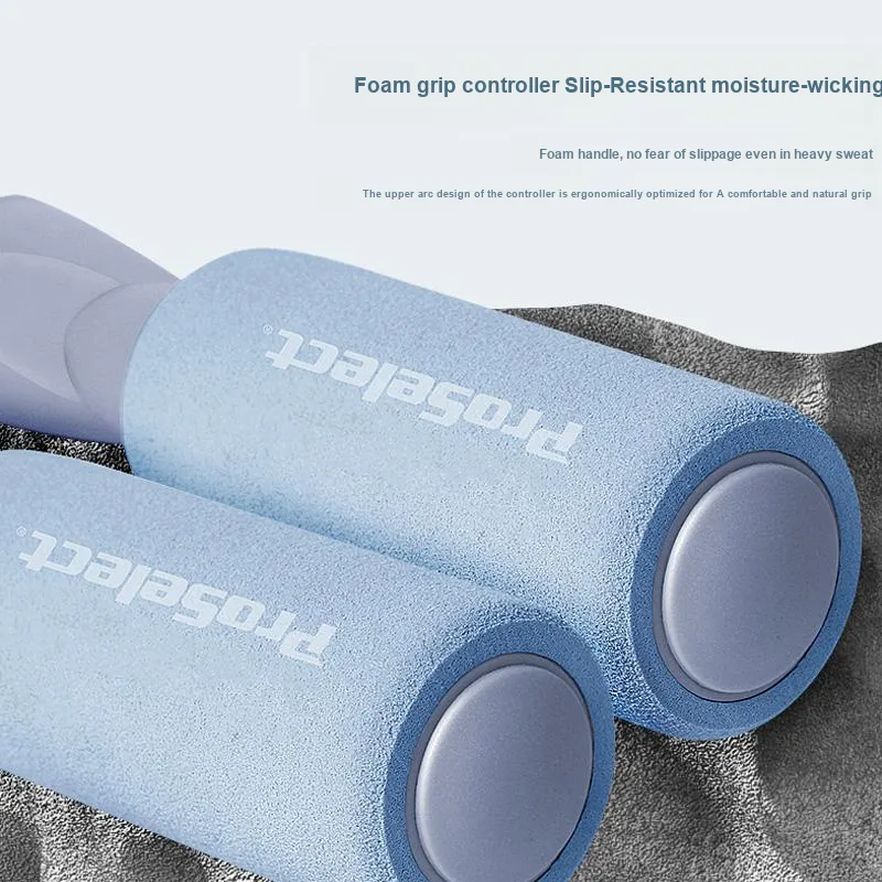 ProSelect Fitness Training Non Countable Jump Ropes Students Handle Foam PP, Rope PVC Plastic 2.8m-4