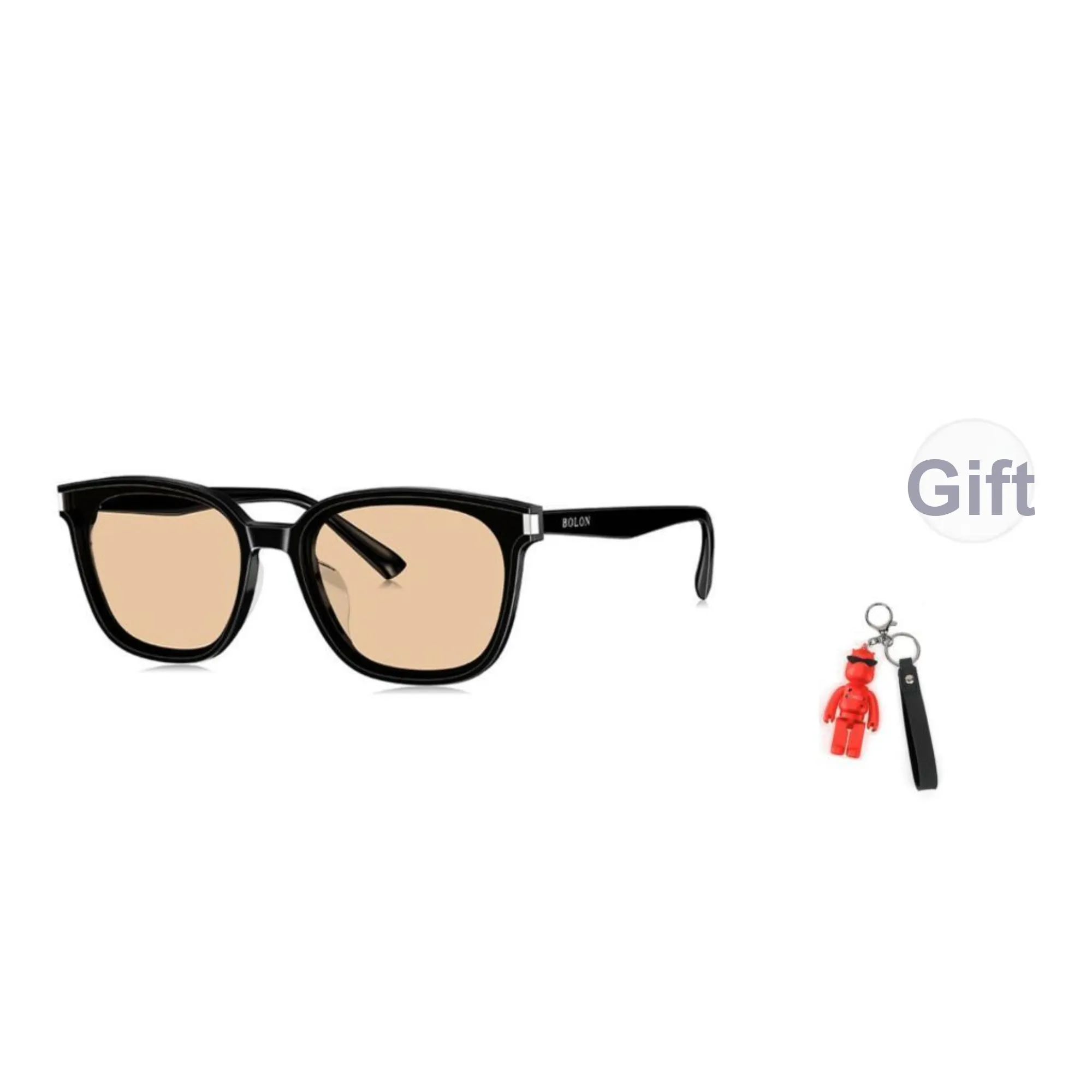 BOLON Square Sunglasses Men's Multicolor Lens