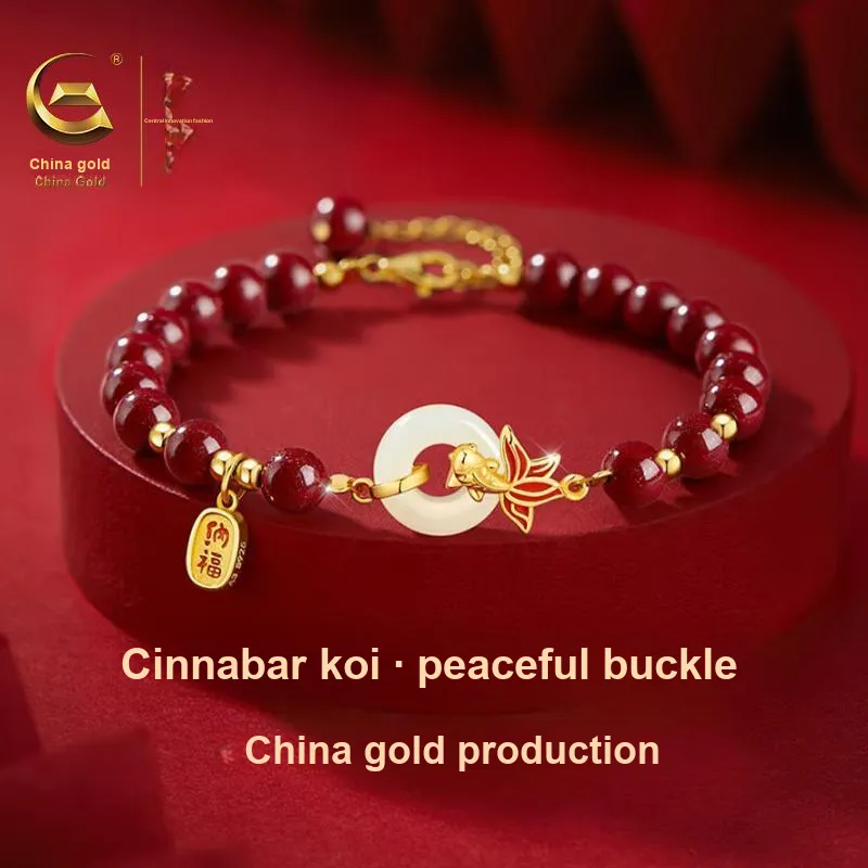 Central Fashion Cinnabar Bracelets Women's-1